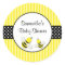 Bumble Bee Striped Polka Dots Baby Shower