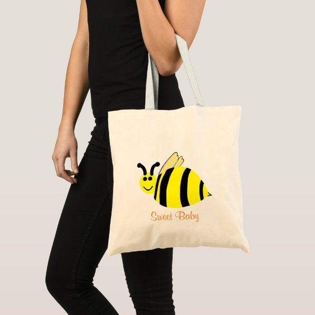 Bumble Bee Sweet Baby Tote Bag (Front (Product))