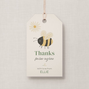 Bumble Bee Thank You Birthday Party Favour Tag