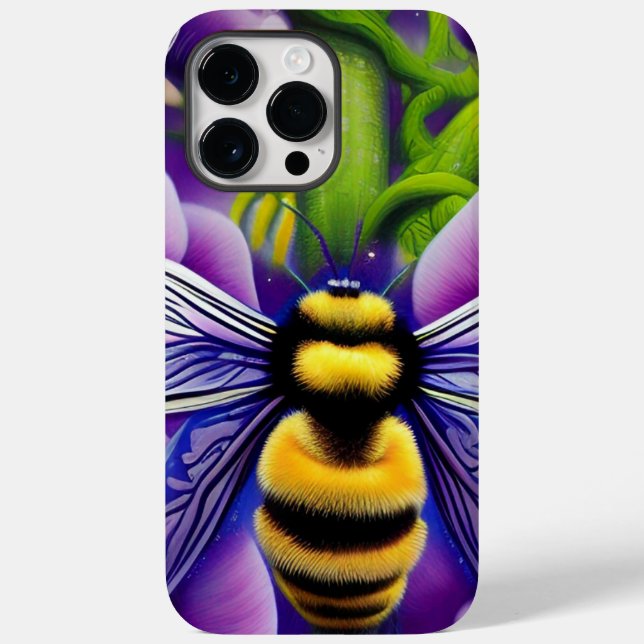 Bumble Bee Vines Fantasy Art Abstract Case-Mate iPhone Case (Back)