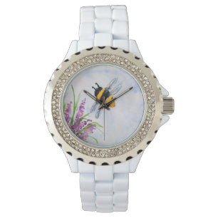 Bumble Bee Watercolor Watch