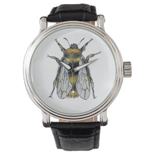 Bumble Bee Watercolour Artist Watch
