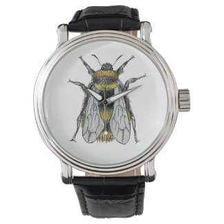 Bumble Bee Watercolour Artist Watch