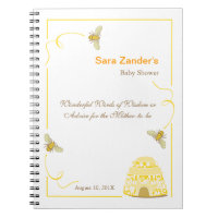 Bumble Bee | Words of Advice Baby Shower Notepad