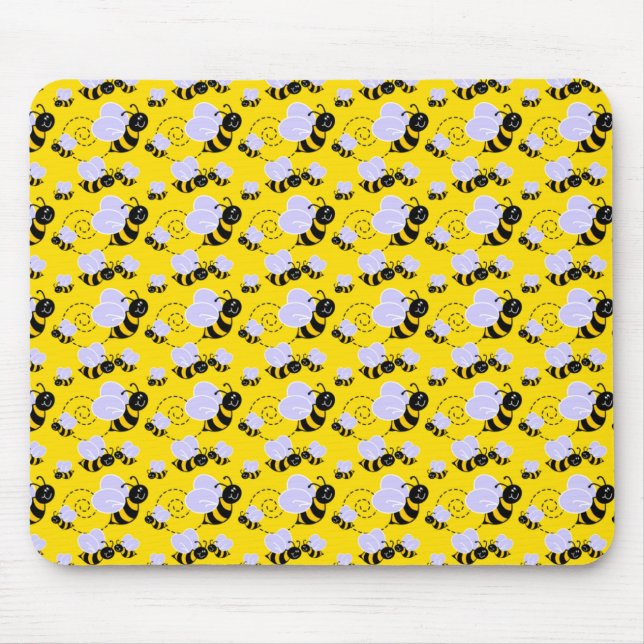 Bumble Bees Mouse Mat (Front)