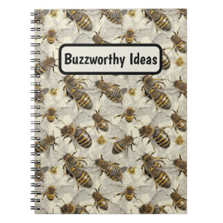 Bumble Bees Personalised Notebook