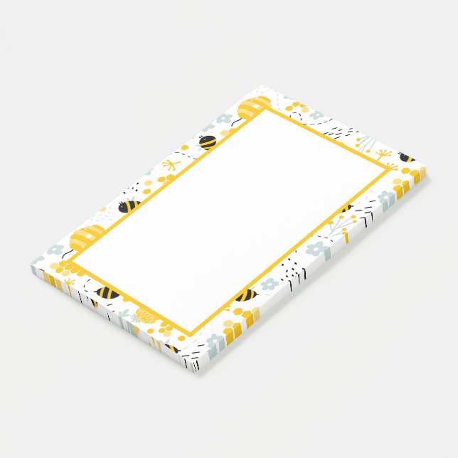 Bumble Bees Post-it Notes (Angled)