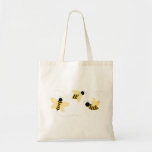 Bumble Bees Tote Bag<br><div class="desc">Life is full of beauty notice the bumblebee work hard stay bumble</div>