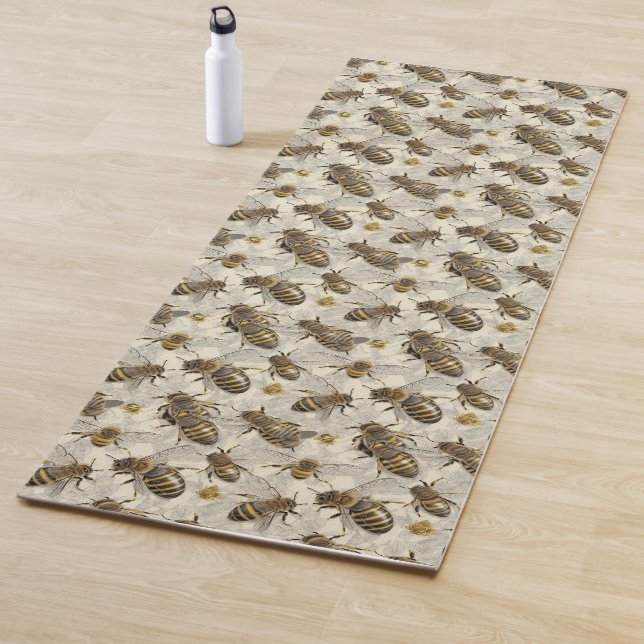 Bumble Bees Yoga Mat (In Situ)