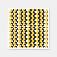 Bumble Black Yellow Geometric Hexagram Hex Pattern