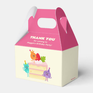 Bumble Nums Birthday Cake Thank You Favour Box