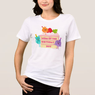 Bumble Nums Cake - Mum of the Birthday Boy Tri-Blend Shirt