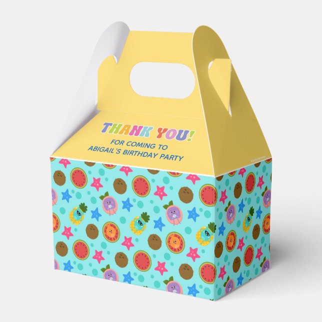 Bumble Nums Summer Birthday Thank You Favour Box (Front Side)