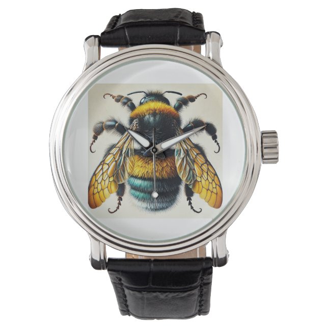 Bumblebee 120924IREF207 - Watercolor Watch (Front)