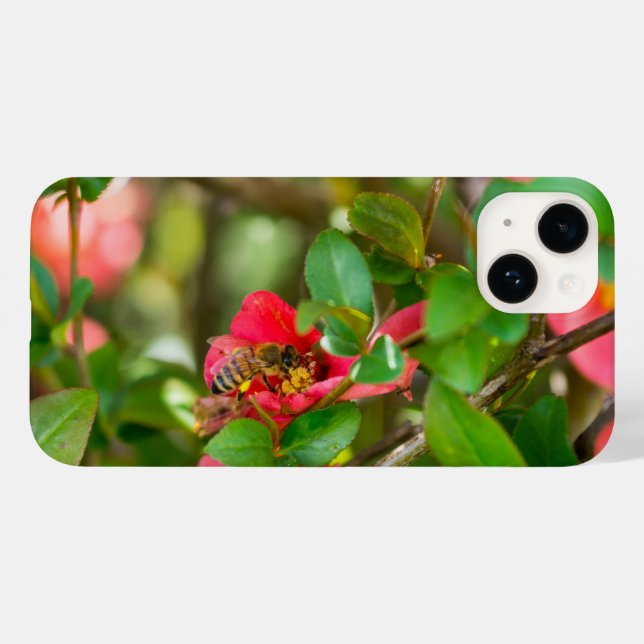 Bumblebee And Azalea iPhone Case (Back (Horizontal))