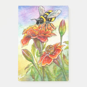 Bumblebee And Marigold Post-it Notes