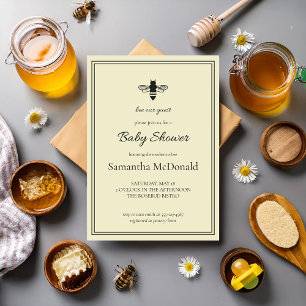 Bumblebee Baby Shower Invitation