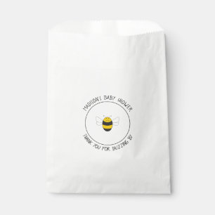 Bumblebee bee baby shower favour bags