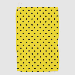 Bumblebee Black Spots Yellow Bumble Bee Animal Golf Towel