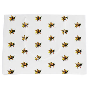 BumbleBee Carrying Pollen Large Gift Bag