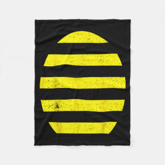 Bumblebee Costume Shirt Funny Halloween Bee Gift Fleece Blanket