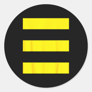 Bumblebee Costume Shirt Great Halloween Christmas Classic Round Sticker