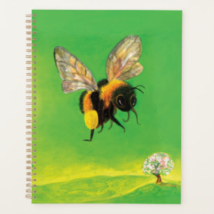 Bumblebee flying illustration  planner