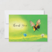 Bumblebee flying illustration