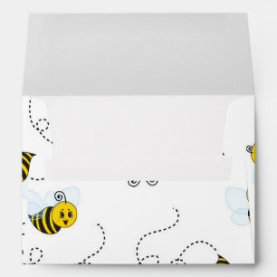Bumblebee Flying Yellow Black Bumble Bee Envelope