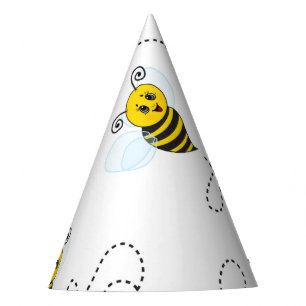 Bumblebee Flying Yellow Black Bumble Bee Party Hat