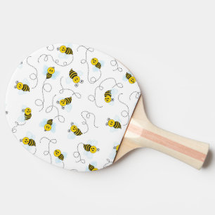 Bumblebee Flying Yellow Black Bumble Bee Ping Pong Paddle