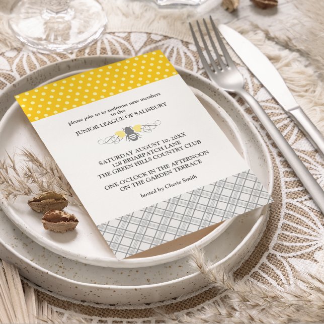 Bumblebee Garden Party Invitations (Creator Uploaded)