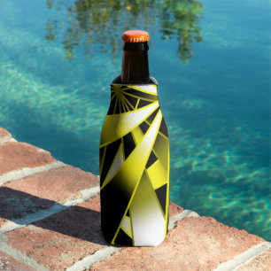 Bumblebee Gradient Colour Fill Perspective Drawing Bottle Cooler