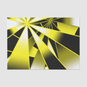 Bumblebee Gradient Colour Fill Perspective Drawing Tissue Paper