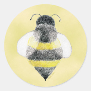 Bumblebee Illustration Sticker