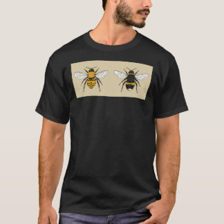 Bumblebee Illustrations Postcard T-Shirt