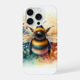 Bumblebee in the Light 290924AREF134 - Watercolor iPhone 15 Pro Case