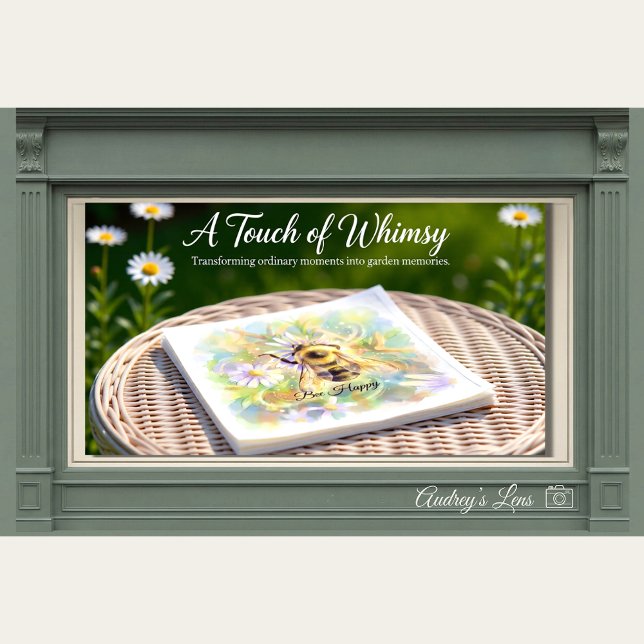 Bumblebee Nursery | Whimsical Garden Napkin (Creator Uploaded)
