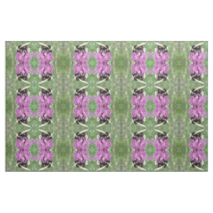 Bumblebee on a Thistle Patterned Craft Fabric