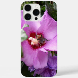 Bumblebee on Hibiscus Flower iPhone 16 Pro Max Case