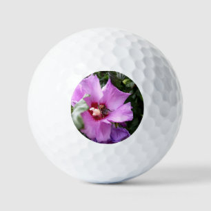 Bumblebee on Hibiscus Flower Golf Balls
