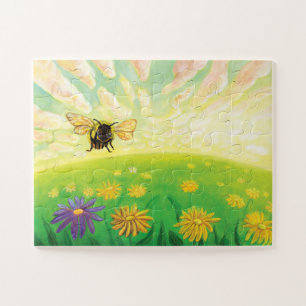 Bumblebee on the Horizon Jigsaw Puzzle