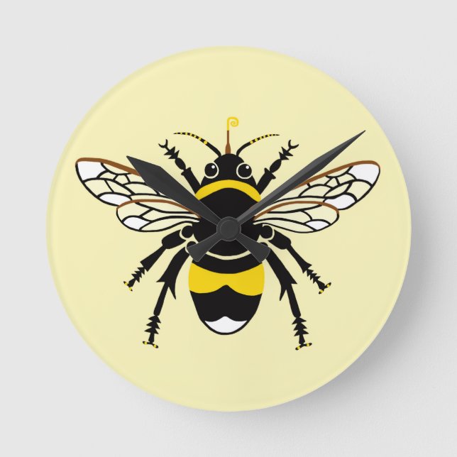 Bumblebee - round clock (Front)