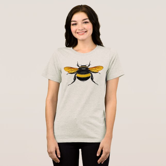 Bumblebee T-Shirt Tri-Blend Shirt (Front Full)