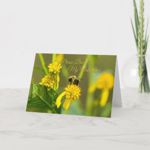 Bumblebee Valentine Card