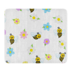Bumblebee Yellow Black Bumble Bee Colorful Cutting Board
