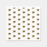 Bumblebees Collecting Nectar and Pollen