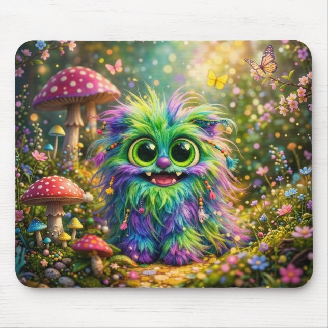 BumbleFluff Mouse Mat (Front)