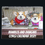 Bumbles and Dawgins 2021 Calendar<br><div class="desc">Each month you will get a new smile from these two corgis in costumes.</div>