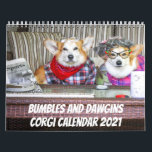 Bumbles and Dawgins 2021 Calendar<br><div class="desc">Each month you will get a new smile from these two corgis in costumes.</div>